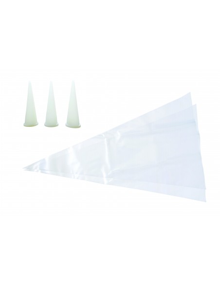 JUEGO DE SELLOS DE BOLSILLO - 3 BOQUILLAS + 2 BOLSILLOS